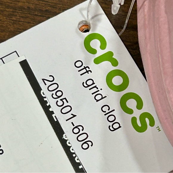 Crocs Off Grid Clog - Pink Sz 6 NWT - Picture 15 of 16